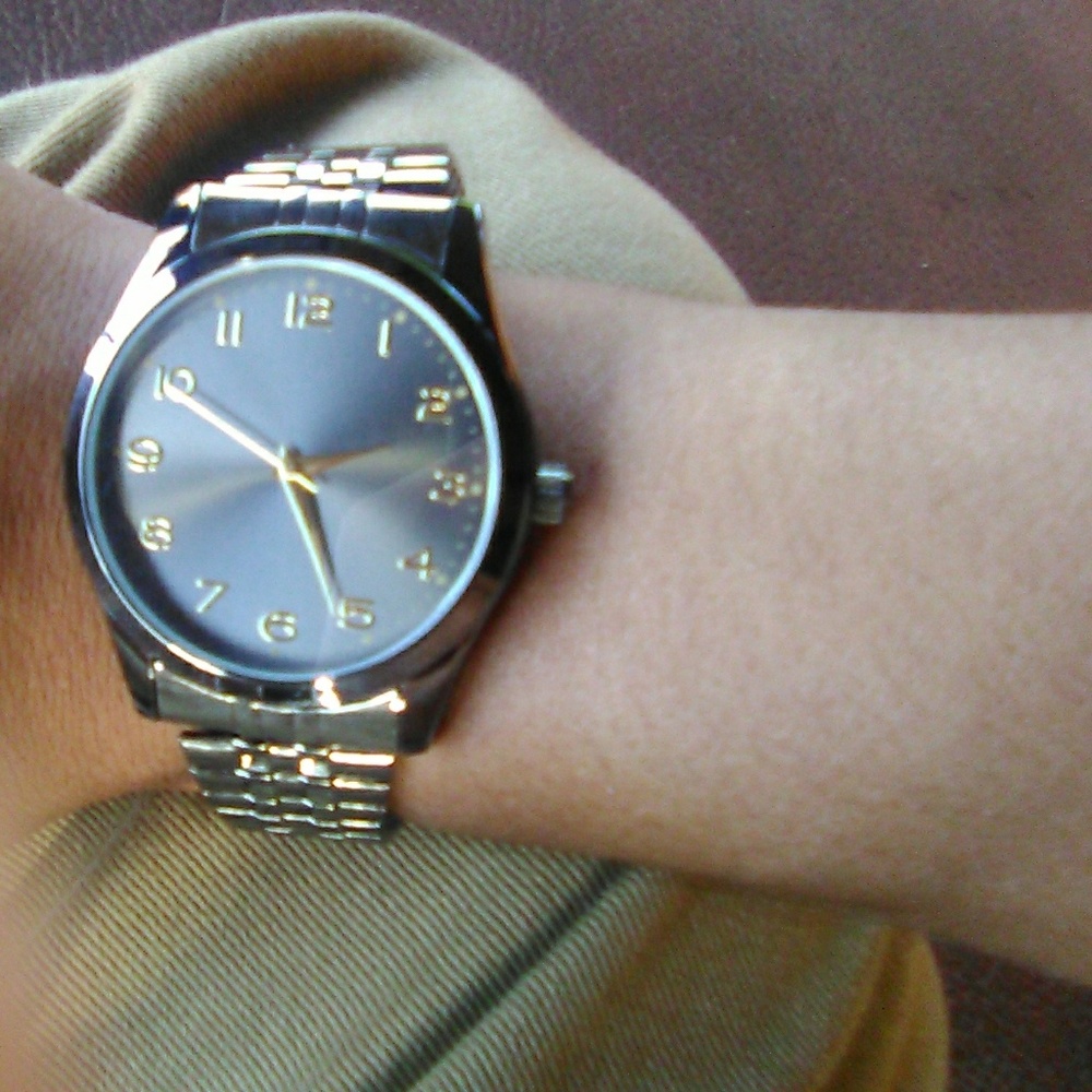 Silver watch
